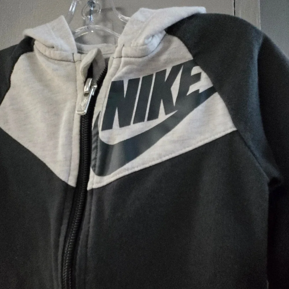 Nike One Piece Hoodie Romper Boys Size 6M